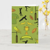 Rugby game are on kaart (Gele Bloem)