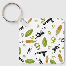 Rugby game are on Keyring to success  Sleutelhanger
