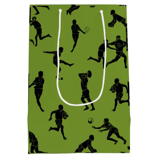 Rugby game are on medium cadeauzakje (Achterkant)
