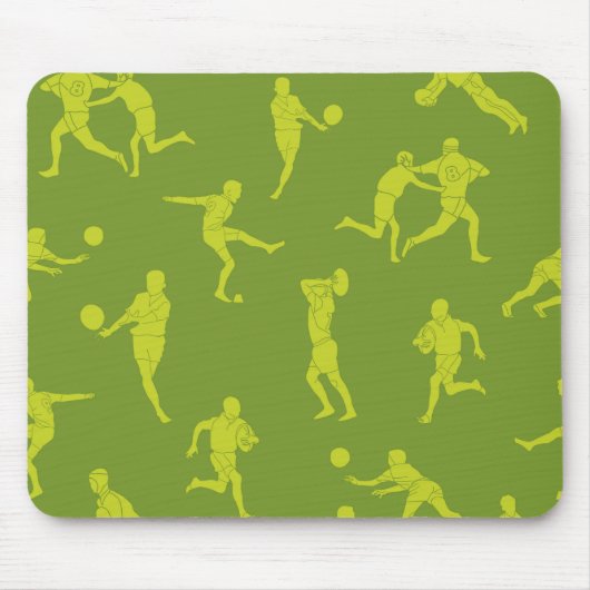 Rugby game are on muismat (Voorkant)