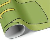 Rugby game are on Wrapping Paper Cadeaupapier (Rol Hoek)