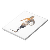 Rugby Game Sport Challenge Illustratie Silhouet Notitieblok (Linkerzijde)