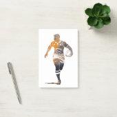 Rugby Game Sport Challenge Illustratie Silhouet Post-it® Notes (Kantoor)