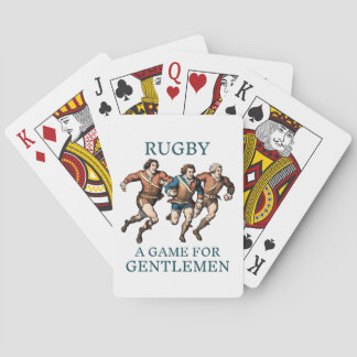 Rugby Gentlemen - Playing Cards Pokerkaarten
