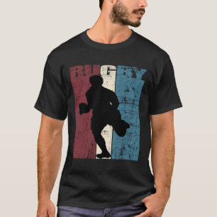Rugby Gift Idee Rugby Rugby Speler Distres T-shirt