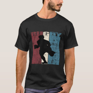 Rugby Gift Idee Rugby  Rugby Speler Distres T-shirt