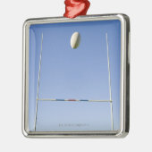 Rugby Goal Metalen Ornament (Links)