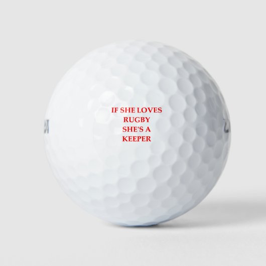RUGBY GOLFBALLEN (Voorkant)