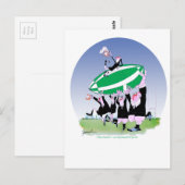 Rugby Hakka 3 Cheers, Tony Fernandes Briefkaart (Voorkant / Achterkant)