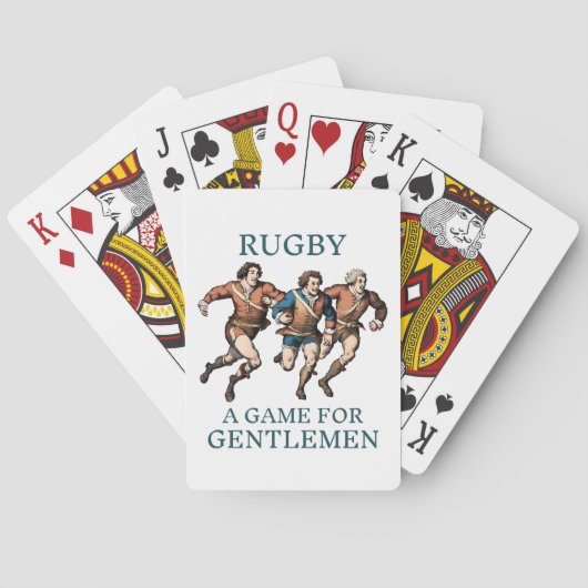 Rugby Heren - Speelkaarten (Achterkant)