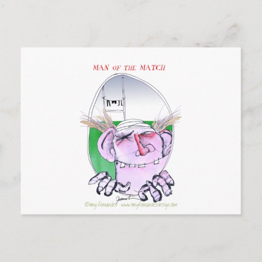 Rugby Hero, Tony Fernandes Briefkaart (Voorkant)