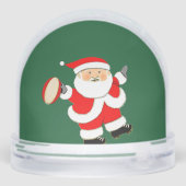 Rugby Holiday Gift Stocking Stuffer Sneeuwbol (Achterkant)