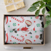 Rugby Holiday Gift Tissue Paper Tissuepapier (Geschenk)