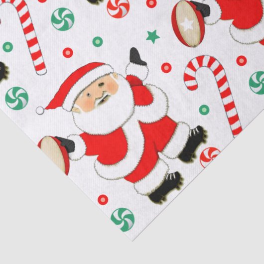 Rugby Holiday Gift Tissue Paper Tissuepapier (Detail)