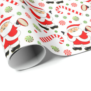 Rugby Holiday Gift Wrapping Paper Cadeaupapier