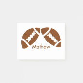 Rugby honkbal sport toevoegen naam jongens kinder  post-it® notes (Voorkant)