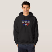 Rugby Humor Comic Ik kan niet Rugby Funny Gift Hoodie (Voorkant volledig)
