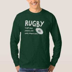 Rugby Humor Hogere jongens en oude zalen T-Shirt