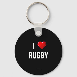 Rugby: I Love Rugby sleutelhanger