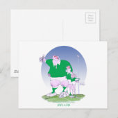 Rugby Ierse chums, Tony Fernandes Briefkaart (Voorkant / Achterkant)