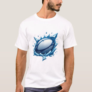 Rugby Ijsbreker – Dynamische Wintersporten T-shirt
