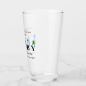 Rugby Inspirerend Quote Glas (Links)