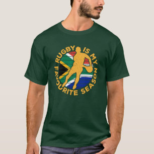 Rugby is mijn favoriete Seizoenssport in Zuid-Afri T-shirt
