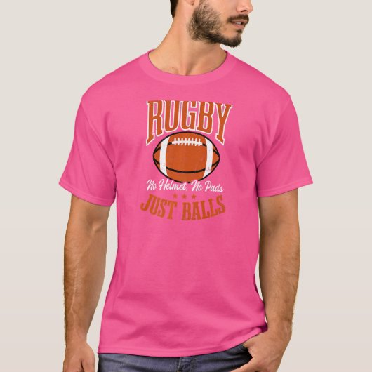 Rugby Just Balls Rugby T-shirt (Voorkant)