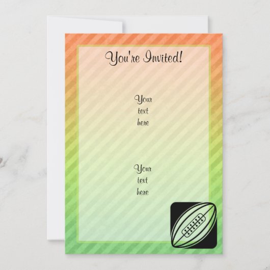 Rugby Kaart (Voorkant)