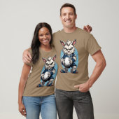 Rugby katten vriend t-shirt (Unisex)