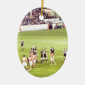 Rugby Keramisch Ornament (Voorkant)