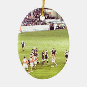 Rugby Keramisch Ornament