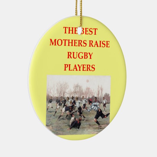 RUGBY KERAMISCH ORNAMENT (Rechts)