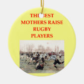 RUGBY KERAMISCH ORNAMENT (Voorkant)
