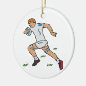 Rugby Keramisch Ornament (Links)