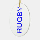 RUGBY KERAMISCH ORNAMENT (Links)