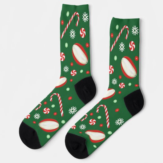 Rugby Kerst Geschenken Sokken (Links)