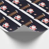 Rugby Kerst Inpakpapier (Hoek)