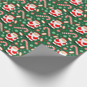 Rugby Kerstcadeau Inpakpapier (Hoek)