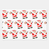 Rugby kerstcadeau inpakpapier (Voorkant 3)