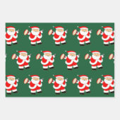 Rugby kerstcadeau inpakpapier (Voorkant)