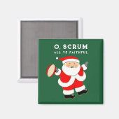 Rugby Kerstcadeautjes Magneet (Voorkant / Achterkant)