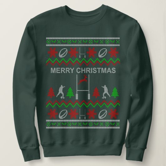 Rugby Kerstjumper Trui (Design voorkant)