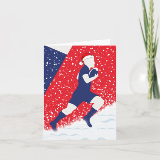 Rugby Kerstkaart Kaart