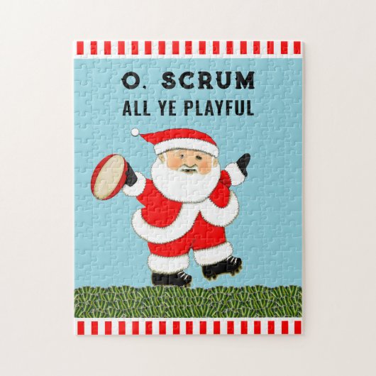 Rugby Kerstmis Legpuzzel (Verticaal)
