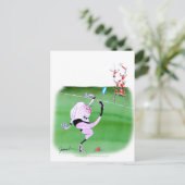 Rugby Kick beroemd gemaakt door Tony Fernandes Briefkaart (Staand voorkant)