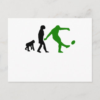 Rugby Kick Evolution (groen) Briefkaart