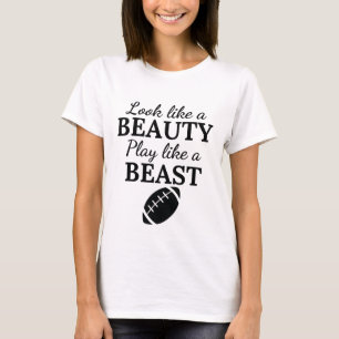 Rugby: Kijk als een schoonheidsspel als een beest. T-shirt