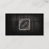 Rugby; Koel zwart Visitekaartje (Achterkant)