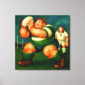 Rugby - Large Wrapped Canvas Art Print (Voorkant)